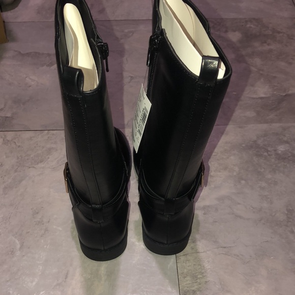 Size 13c toddler girl black knee high boots the children’s place brand new gold - Picture 4 of 7